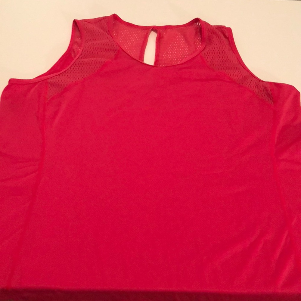 Moving Comfort Pink Running Top with Mesh Details